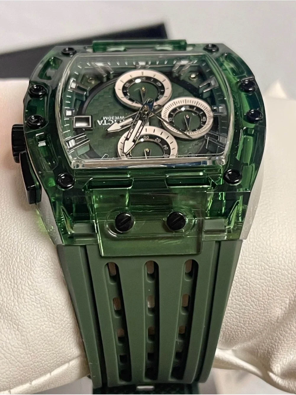 Invicta S1 Rally Men's Watch - 42mm, Green & Silver new